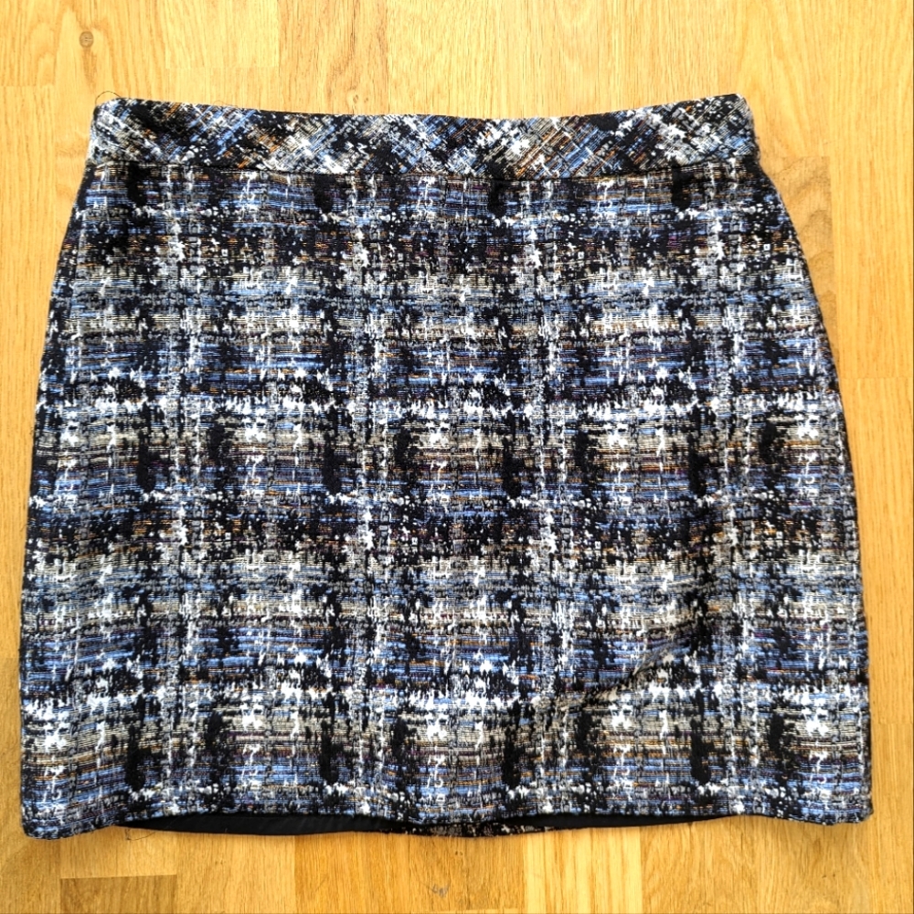 J. Crew Mini Tweed Skirt Sz 6